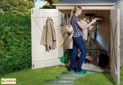 Weka Armoire De Jardin Bois 14 Mm + Plancher Massif : 87 X 163 X 190 Cm -Abri et rangement boutique 361.1608.30400