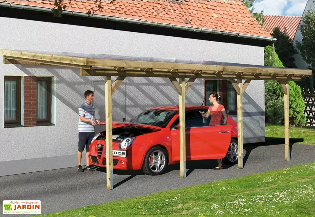 Weka Pergola Bois Adossée Couverte 3x7 Toiture PVC - 704 X 306 Cm 3 Weka Pergola Bois Adossée Couverte 3x7 Toiture PVC - 704 X 306 Cm
