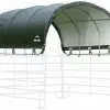 Shelter Logic Toiture Souple Pour Enclos Animaux En Polyéthylène 13,7 M² -Abri et rangement boutique abri animaux box chevaux souple acier bache polyethylene 3