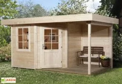 Weka Abri Design Fides 2 (Plusieurs Tailles) 28mm -Abri et rangement boutique abri bois fides 2 brut