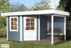 Weka Abri Design Fides 2 (Plusieurs Tailles) 28mm -Abri et rangement boutique abri bois fides 2 gris claire