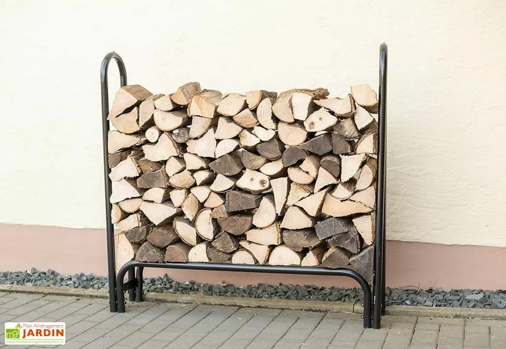 Shelter Logic Porte-bûches En Acier Inoxydable Avec Housse En Polyester – 126 Cm 4 Shelter Logic Porte-bûches En Acier Inoxydable Avec Housse En Polyester – 126 Cm – Image 2