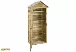 Jardipolys Armoire De Jardin En Bois Simia - 90 X 58 X 204 Cm -Abri et rangement boutique abri de jardin bois simia jardipolys 1