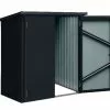 Givex Abri De Jardin En Métal Avec Double Portes – 1,30 M² -Abri et rangement boutique abri de jardin metal double portes