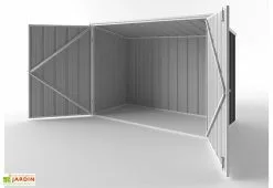 Easyshed Coffre Multifonctions En Métal Anticorrosion 0,35 Mm 1 X 2 M -Abri et rangement boutique abri de jardin velo metal