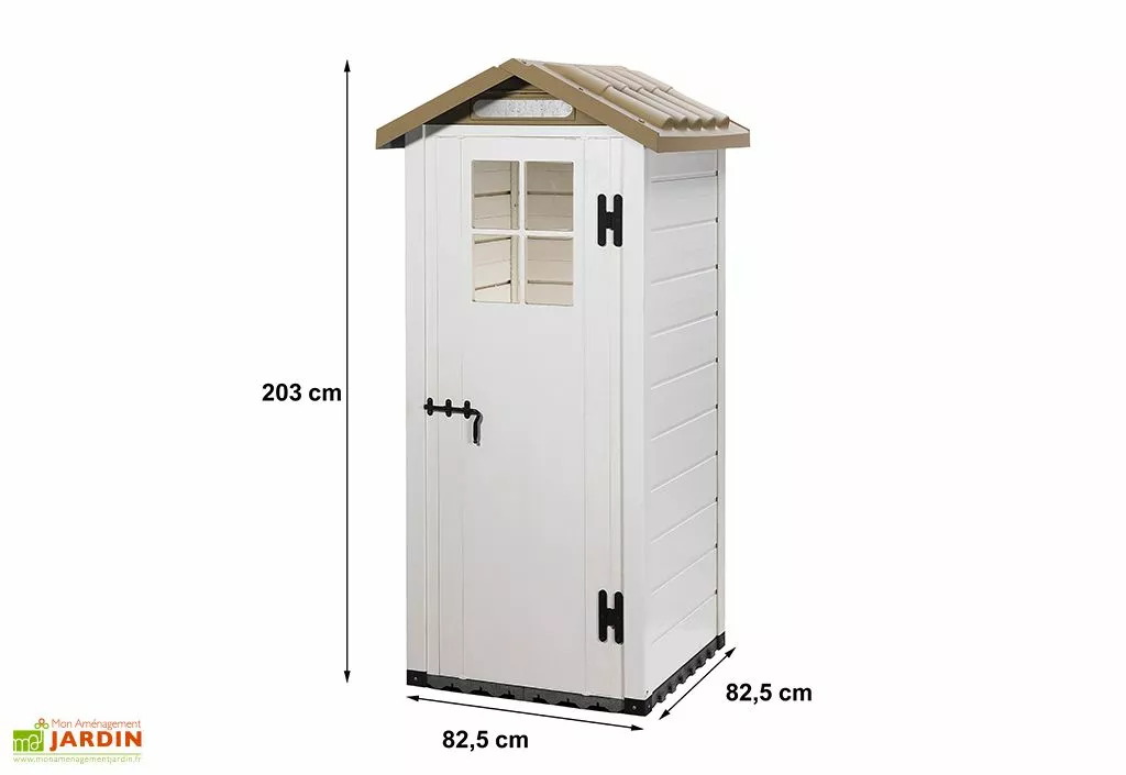 Garofalo Abri De Jardin Mural En PVC Evo 80 Beige (82x82cm) 6 Garofalo Abri De Jardin Mural En PVC Evo 80 Beige (82x82cm) – Image 4