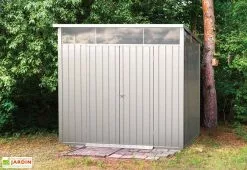 Abri et rangement boutique -Abri et rangement boutique abri jardin acier galvanise duramax modern gris