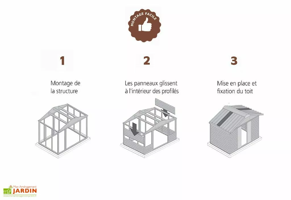 Yardmaster Abri De Jardin Acier Galvanisé Taupe Marron 197 X 303 Cm 5,97 M² 6 Yardmaster Abri De Jardin Acier Galvanisé Taupe Marron 197 X 303 Cm 5,97 M² – Image 4