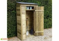 Habrita Abri De Jardin Adossable En Bois Traité 111 X 64 Cm -Abri et rangement boutique abri jardin adossable bois traite 111 x 64 cm