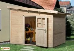 Weka Abri De Jardin Adossé En Bois D’épicéa Brut 260 T1 – 4,94 M²