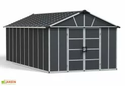 Canopia Abri De Jardin En Polycarbonate Et Aluminium Yukon 20 M² - Gris
