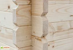 Eden Partenaire Jardin Abri De Jardin + Auvent En Bois D’Epicéa Brut 21 M² -Abri et rangement boutique abri jardin auvent bois epicea brut 21m 3