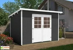 Abri De Jardin En Bois D’épicéa 219 Weka-Line T3 - 8,85 M² -Abri et rangement boutique abri jardin bois 219 weka line t3 anthracite