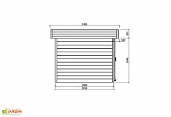 Solid Abri De Jardin Bois Malmo 28 Mm (391x301) -Abri et rangement boutique abri jardin bois 28 mm 3 4