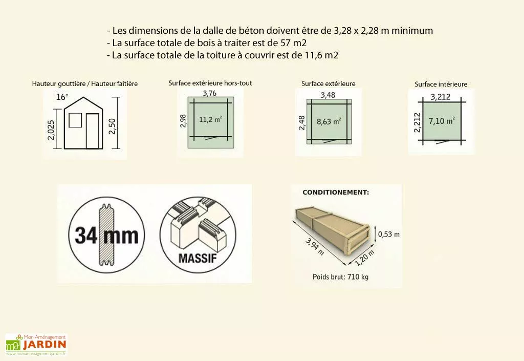 Galanis Abri De Jardin Bois Prunes (348x248x250) 34 Mm 4 Galanis Abri De Jardin Bois Prunes (348x248x250) 34 Mm – Image 2