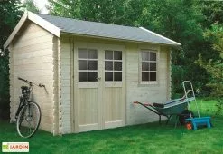 Solid Abri De Jardin En Bois Arles 28mm (358 X 238 Cm)