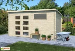 Eden Partenaire Jardin Abri De Jardin En Bois D’épicéa Brut Capucine – 9,87 M²