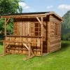 Weka Abri De Jardin Bois Nature 3 Western (180x240cm) -Abri et rangement boutique abri jardin bois chalet western weka