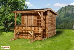 Weka Abri De Jardin Bois Nature 3 Western (180x240cm)