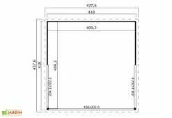 Lasita Abri De Jardin En Bois D’épicéa Brut Domeo 5 Plus (17 M²) 7 Lasita Abri De Jardin En Bois D’épicéa Brut Domeo 5 Plus (17 M²) -Abri et rangement boutique abri jardin bois domeo 5 plus 2 1