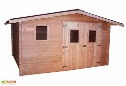 Habrita Abri De Jardin En Bois Douglas 28 Mm – 12,89 M² : 3,04 X 4,24 M
