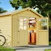 OLG Abri De Jardin En Bois D’épicéa Brut 5,6 M² - Duty-Free -Abri et rangement boutique abri jardin bois duty