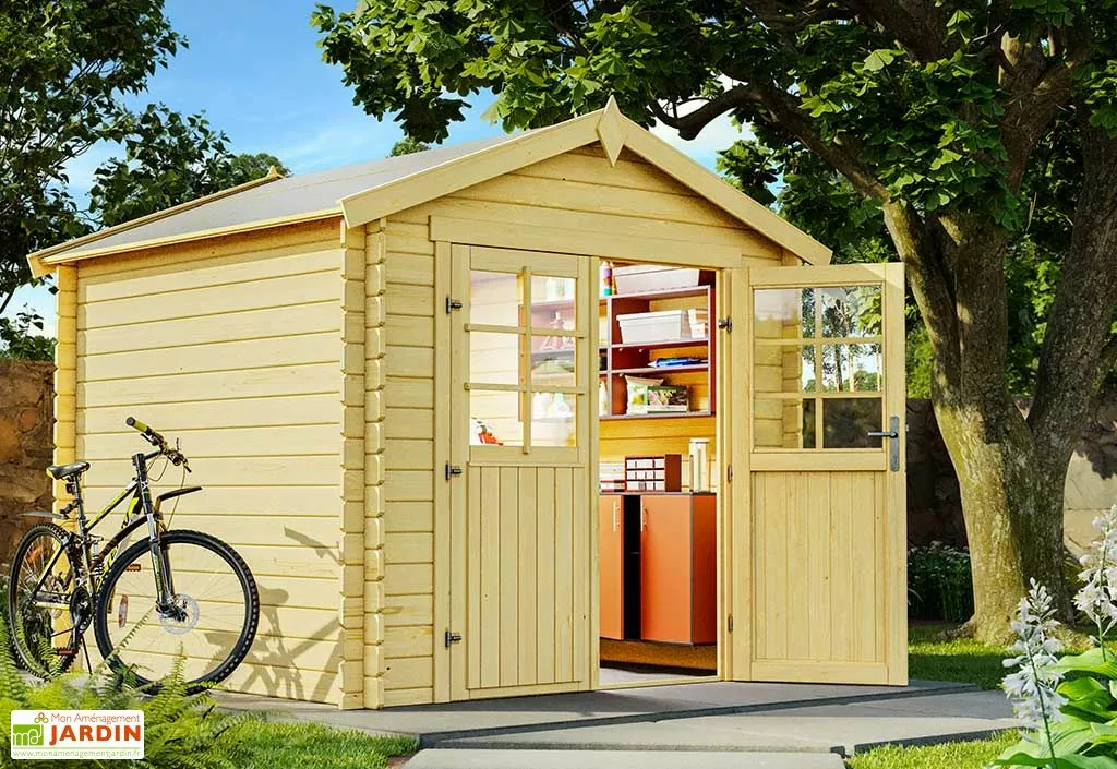 OLG Abri De Jardin En Bois D’épicéa Brut 5,6 M² - Duty-Free 3 OLG Abri De Jardin En Bois D’épicéa Brut 5,6 M² - Duty-Free