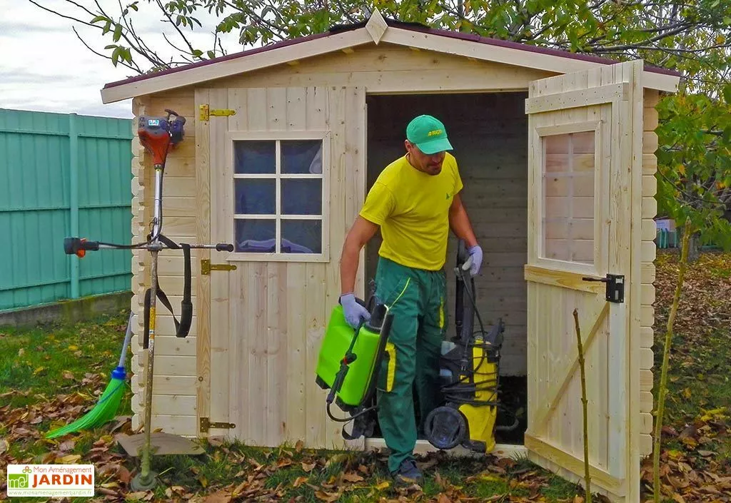 Habrita Abri De Jardin En Bois D’Épicéa Brut 6 M² 4 Habrita Abri De Jardin En Bois D’Épicéa Brut 6 M² – Image 2