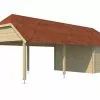 Gardenas Abri De Jardin Bois D’Épicéa Auvent + Toit Shingle Oxford XXL 33 M² 1 Gardenas Abri De Jardin Bois D’Épicéa Auvent + Toit Shingle Oxford XXL 33 M² -Abri et rangement boutique abri jardin bois epicea auvent toit shingle oxford xxl 33 m