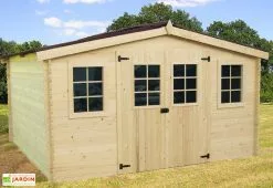 Habrita Abri De Jardin En Bois DâĂpicĂ©a Brut 12 MÂČ