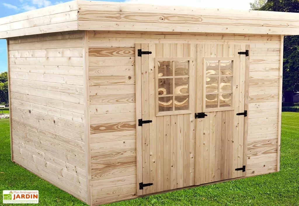 Habrita Abri De Jardin En Bois D’Épicéa Brut 14 M² 3 Habrita Abri De Jardin En Bois D’Épicéa Brut 14 M²