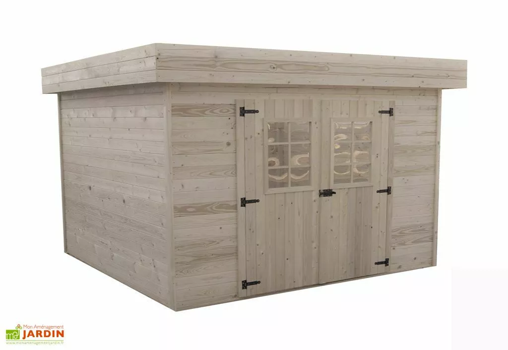 Habrita Abri De Jardin En Bois D’Épicéa Brut 14 M² 4 Habrita Abri De Jardin En Bois D’Épicéa Brut 14 M² – Image 2