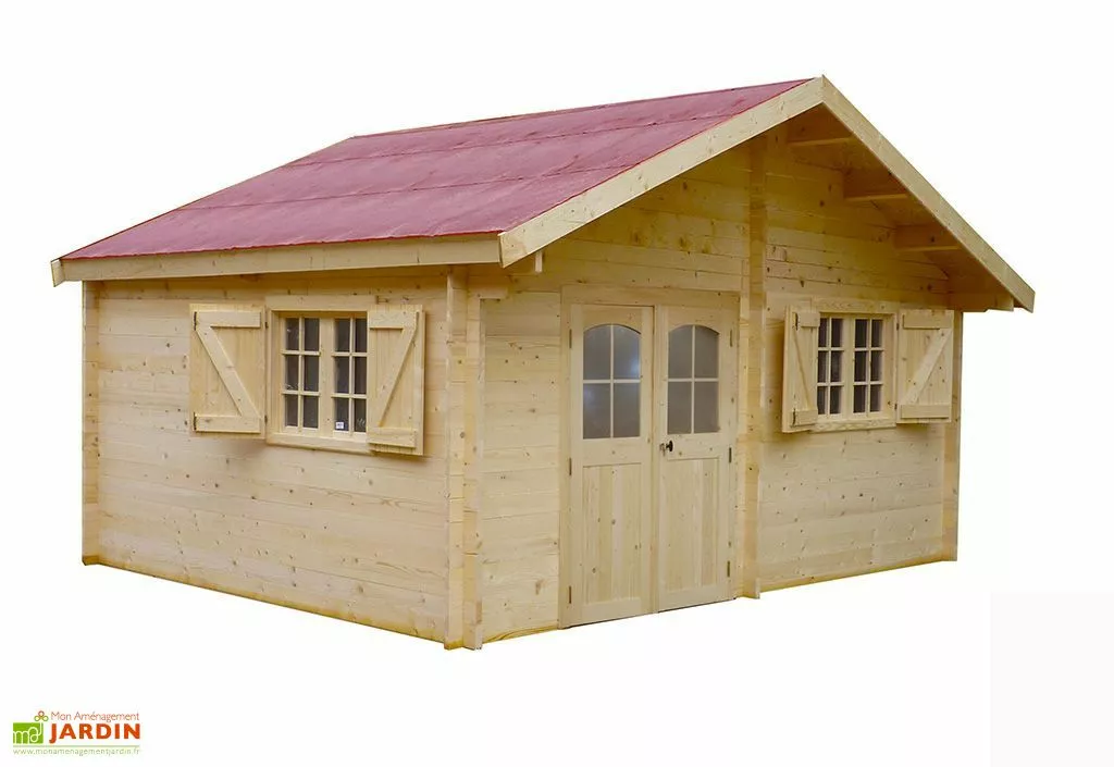 Habrita Abri De Jardin En Bois D’Épicéa Brut 24 M² 4 Habrita Abri De Jardin En Bois D’Épicéa Brut 24 M² – Image 2