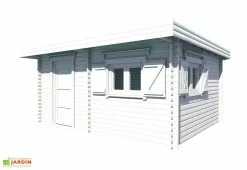 Habrita Abri De Jardin En Bois D’épicéa Brut 60 Mm – 25,38 M²