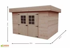 Habrita Abri De Jardin En Bois D’Épicéa Brut 7 M² 7 Habrita Abri De Jardin En Bois D’Épicéa Brut 7 M² -Abri et rangement boutique abri jardin bois epicea brut 7 m