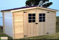 Habrita Abri De Jardin En Bois DâĂpicĂ©a Brut 9 MÂČ