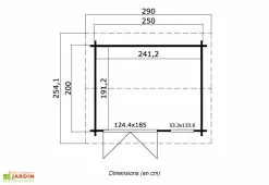 Lasita Abri De Jardin En Bois D’Épicéa Brut Alex Mini 4 M² -Abri et rangement boutique abri jardin bois epicea brut alex mini 4 m 2