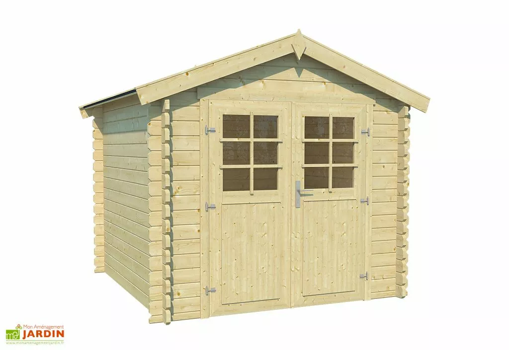 OLG Abri De Jardin En Bois D’Épicéa Brut Anny 4,76 M² 4 OLG Abri De Jardin En Bois D’Épicéa Brut Anny 4,76 M² – Image 2