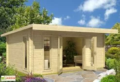 Lasita Abri De Jardin En Bois D’Épicéa Brut Barbados 2 (16 M²)