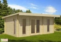 Lasita Abri De Jardin En Bois DâĂpicĂ©a Brut Barbados 4 (19 MÂČ)