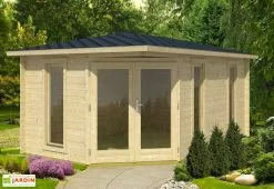 Lasita Abri De Jardin En Bois DâĂ©picĂ©a Brut Edinburgh 2 (11 MÂČ)