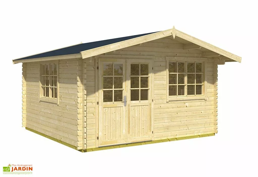 Lasita Abri De Jardin En Bois D’Épicéa Brut Norderney 2 (11 M²) 4 Lasita Abri De Jardin En Bois D’Épicéa Brut Norderney 2 (11 M²) – Image 2