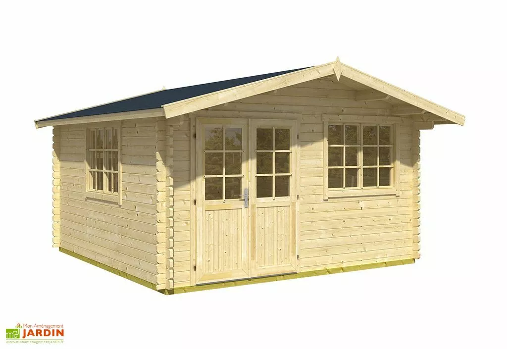 Lasita Abri De Jardin En Bois D’Épicéa Brut Norderney 3 (14 M²) 4 Lasita Abri De Jardin En Bois D’Épicéa Brut Norderney 3 (14 M²) – Image 2