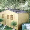Forest Style Abri De Jardin En Bois D’Épicéa Brut Shelty+ 11 M² -Abri et rangement boutique abri jardin bois epicea brut shelty 11 m