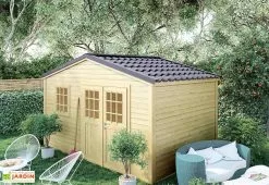 Forest Style Abri De Jardin En Bois D’Épicéa Brut Shelty+ 11 M²