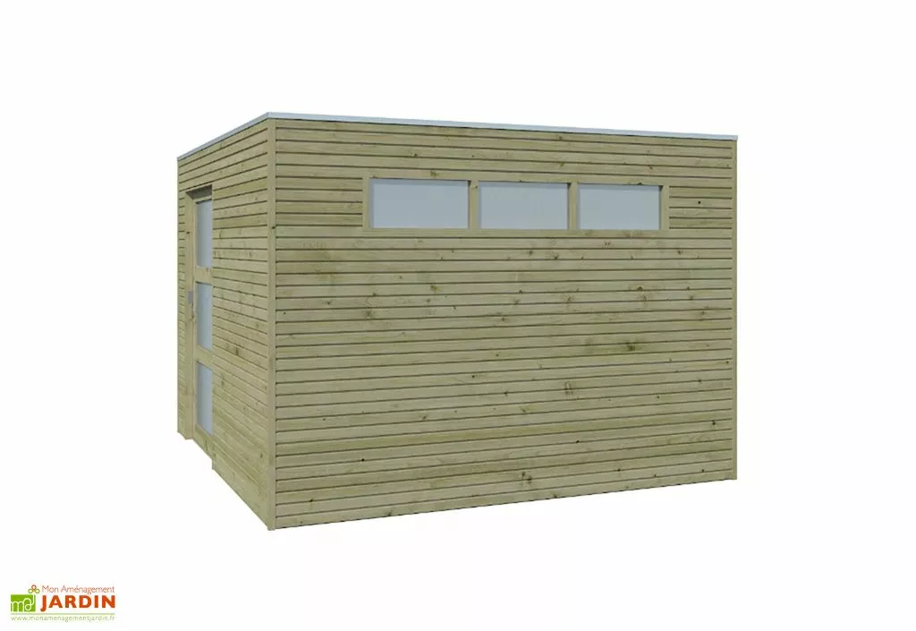 Gardenas Abri De Jardin En Bois D’épicéa Traité Qube 9 M² 4 Gardenas Abri De Jardin En Bois D’épicéa Traité Qube 9 M² – Image 2