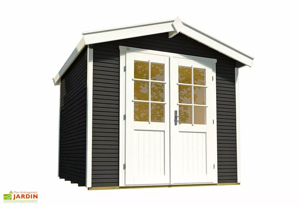 Abri De Jardin En Bois D’Épicéa WekaLine 4,9 M² (3 Coloris) 4 Abri De Jardin En Bois D’Épicéa WekaLine 4,9 M² (3 Coloris) – Image 2