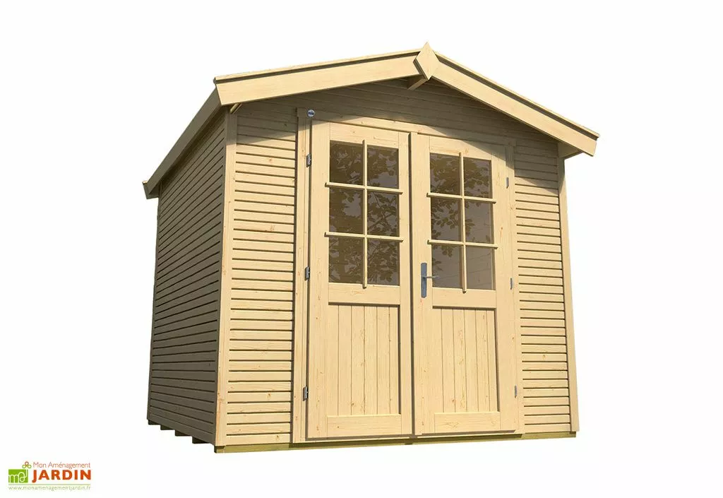 Abri De Jardin En Bois D’Épicéa WekaLine 6,1 M² (3 Coloris) 4 Abri De Jardin En Bois D’Épicéa WekaLine 6,1 M² (3 Coloris) – Image 2