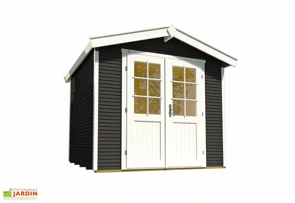 Abri De Jardin En Bois D’Épicéa WekaLine 7 M² (3 Coloris) 8 Abri De Jardin En Bois D’Épicéa WekaLine 7 M² (3 Coloris) – Image 6
