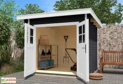 Weka Abri De Jardin En Bois D’épicéa Toiture Monopente Anthracite – 4,9 M²